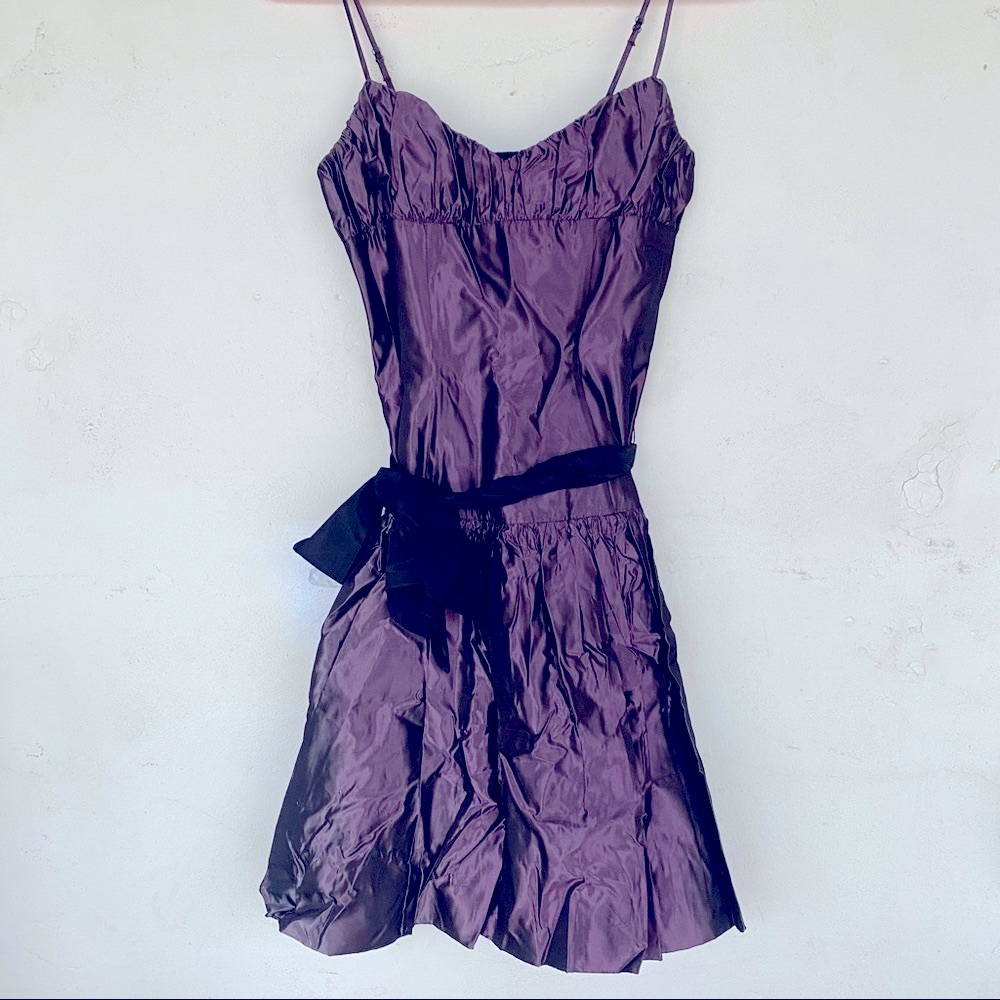 SOLD! Vintage Betsey Johnson Plum Party Dress